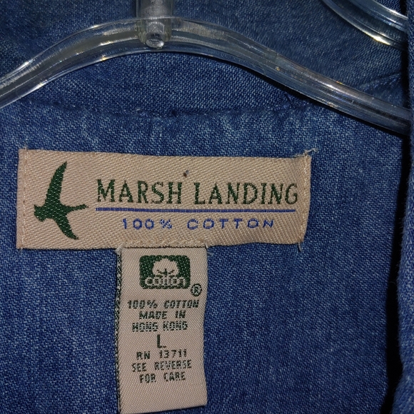 Marsh Landing NWT Loop Buttonhole Shirt-Jac Large - Picture 8 of 9
